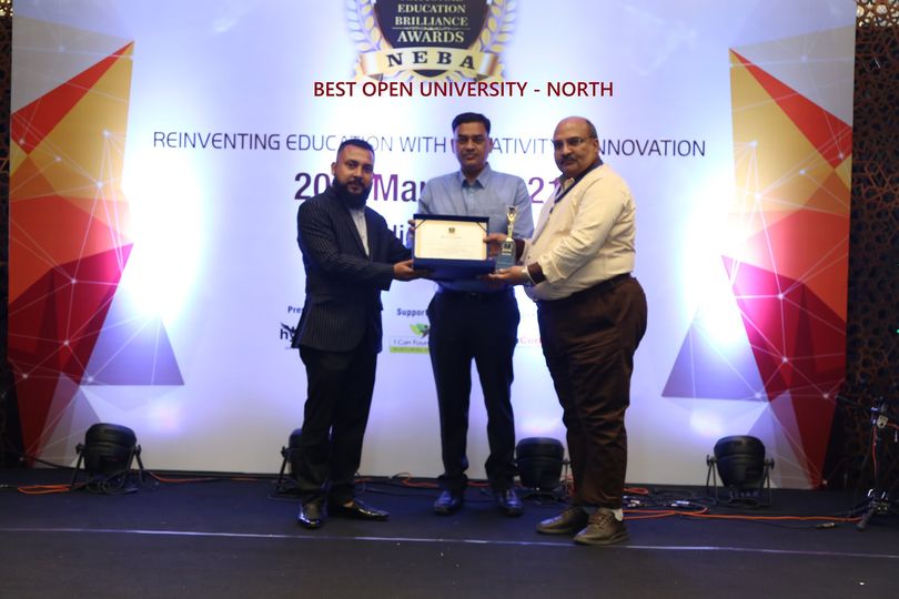 AWARDED BEST OPEN UNIVERSITY OF NORTHY INDIA